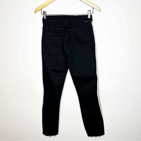 Mother Jeans Insider Crop Step Fray Guilty Racer Stripe - Picture 8 of 13